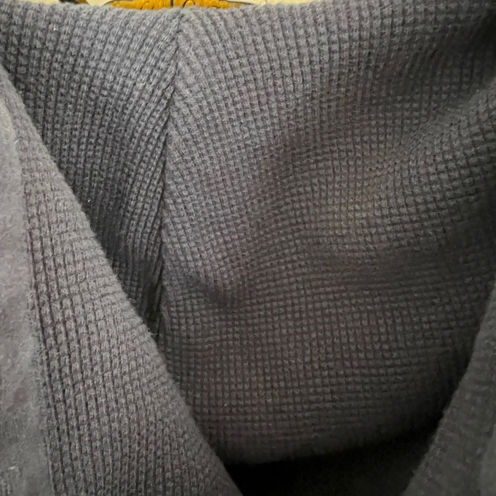 Ralph Lauren Navy Zip-Up Hoodie Small Yellow Polo Logo - Picture 7 of 7